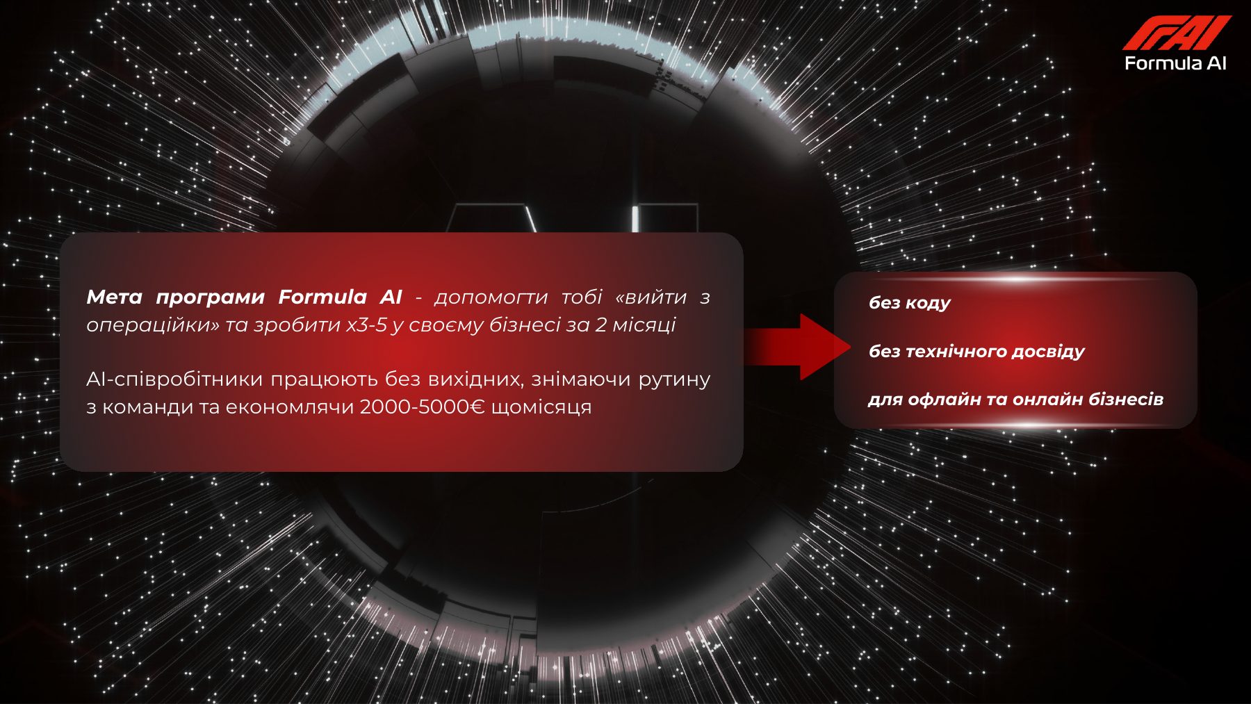 Formula AI — Sales Deck slide 3