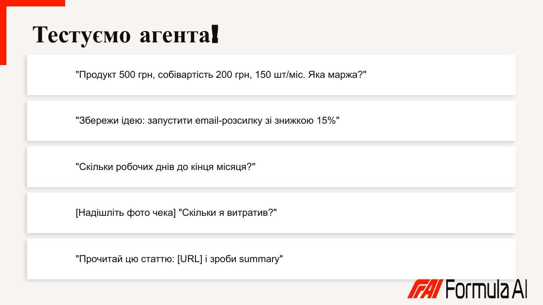 AI-agent v Telegramu slide 39